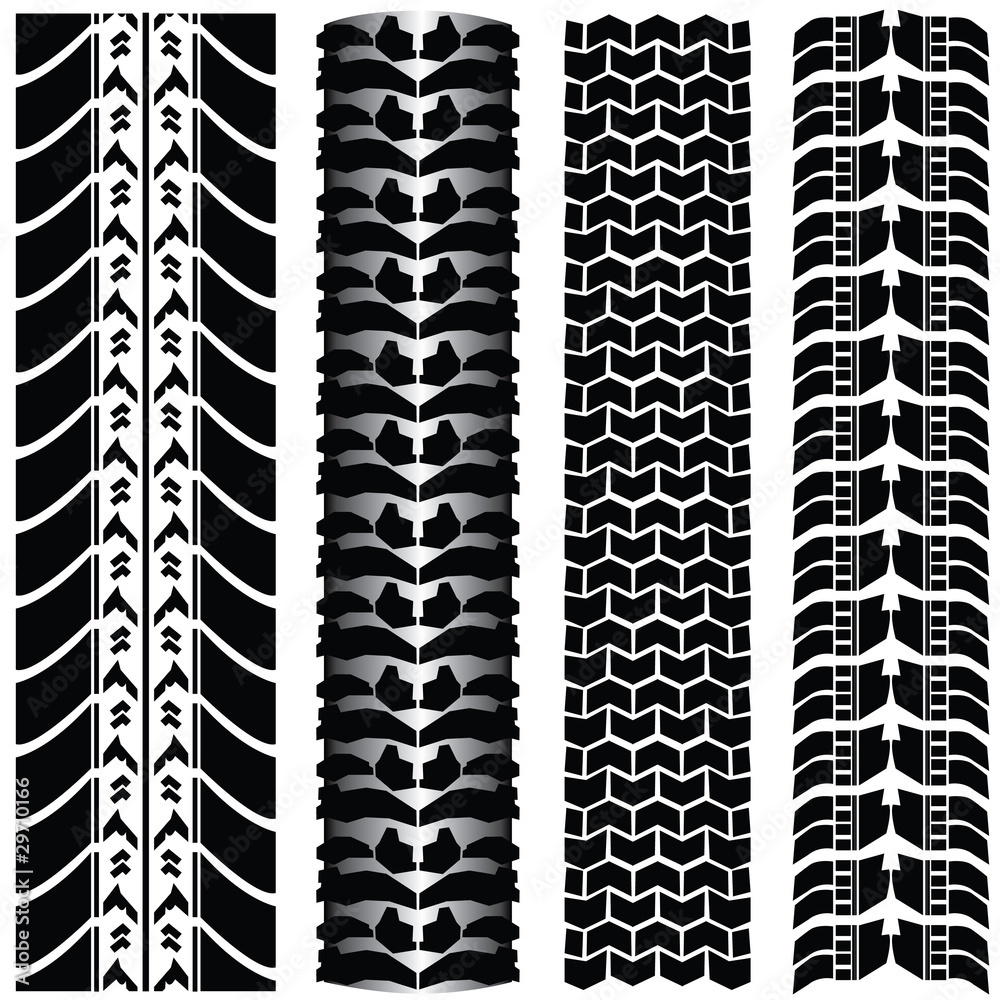 Print various automobile tyres Print various automobile tyres
