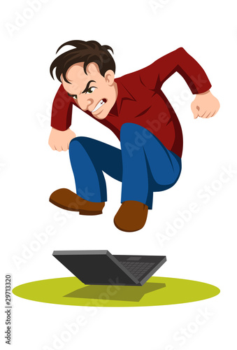 angry man