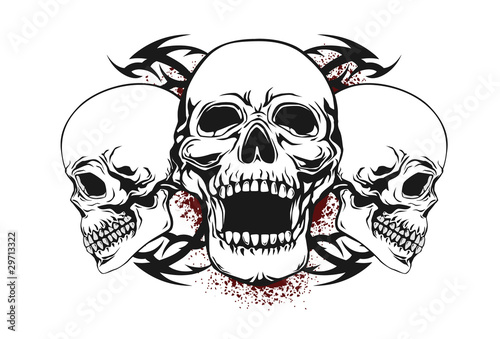 three skull
