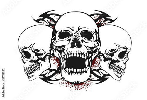 three skull