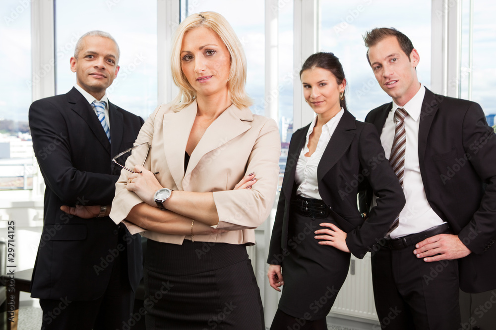 Businesswoman standing in front Businesswoman standing in front