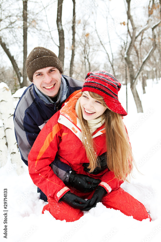 Fototapeta premium winter fun