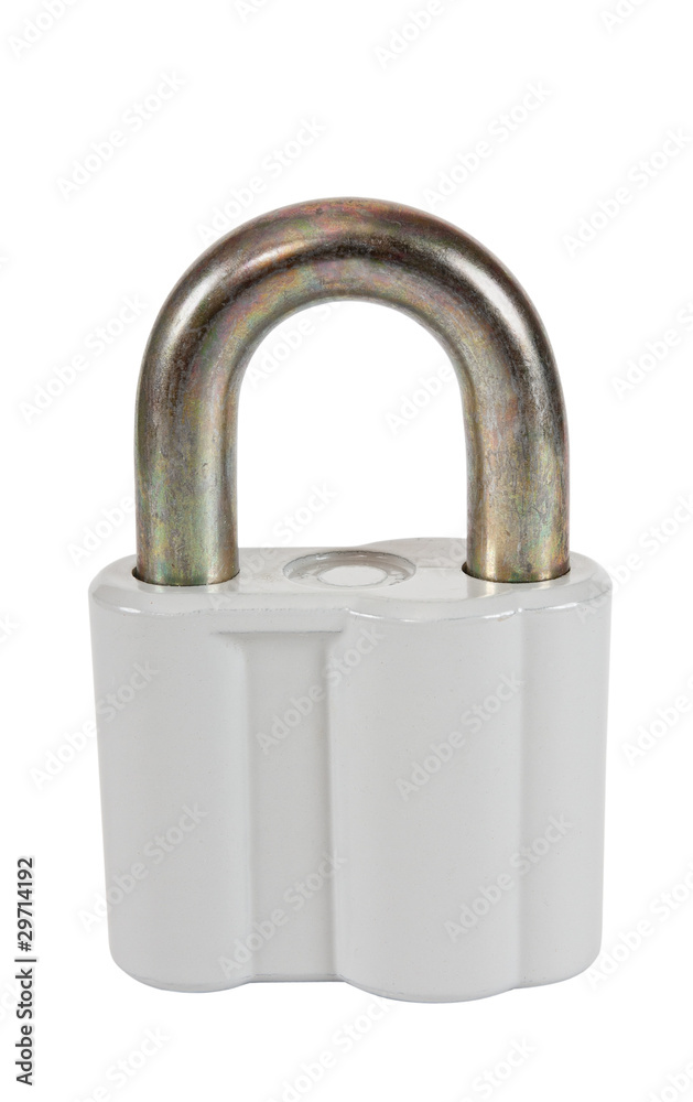 Padlock on white background Padlock on white background