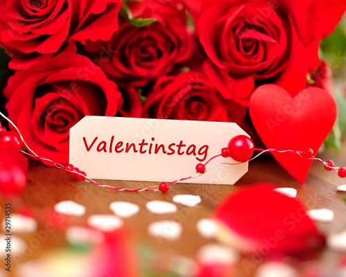 Bild auf Leinwand Valentinstag, Herz