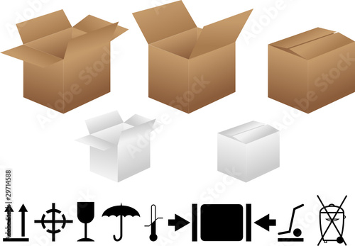 Boxes And Packaging Signs