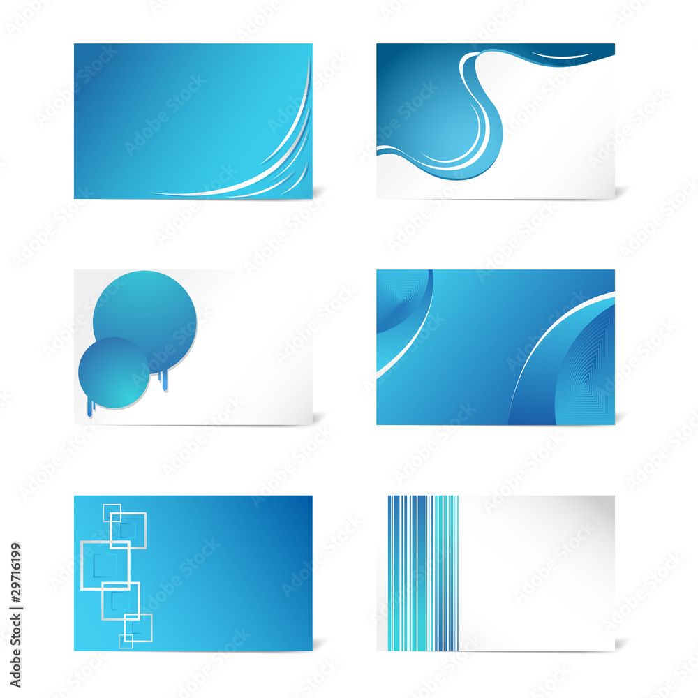 Set of Business Card Template