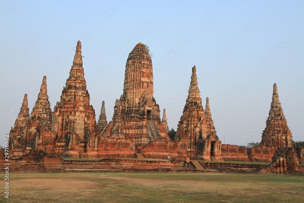 Wat Chaiwatthanaram in Ayuthaya province, Thailand. Wat Chaiwatthanaram in Ayuthaya province, Thailand.