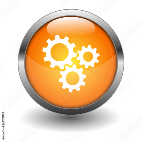Zahnrad Button