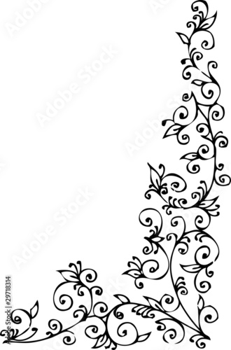Refined Floral vignette CCCXLII