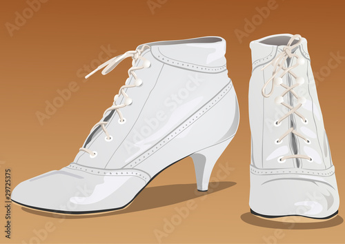 Antique women's shoes