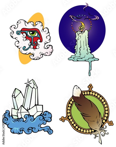 Mystic spot illustrations