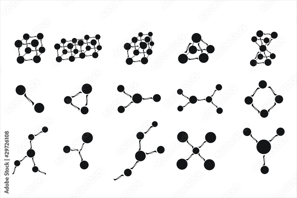 Molecule icons Molecule icons