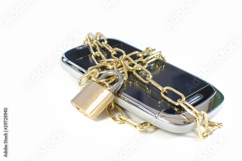 Locked mobile phone