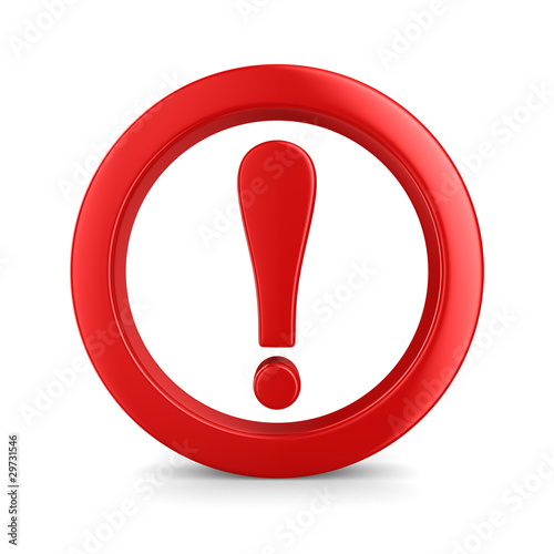 Attention. traffic sign on ...
