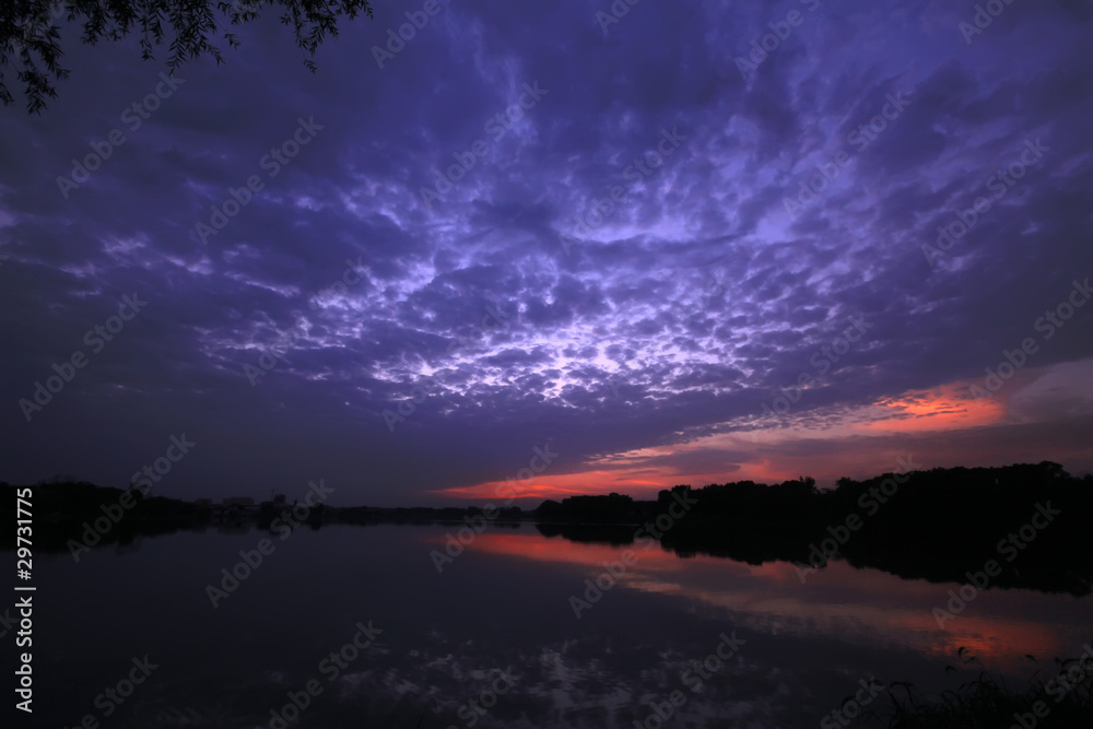 waterside sunset waterside sunset