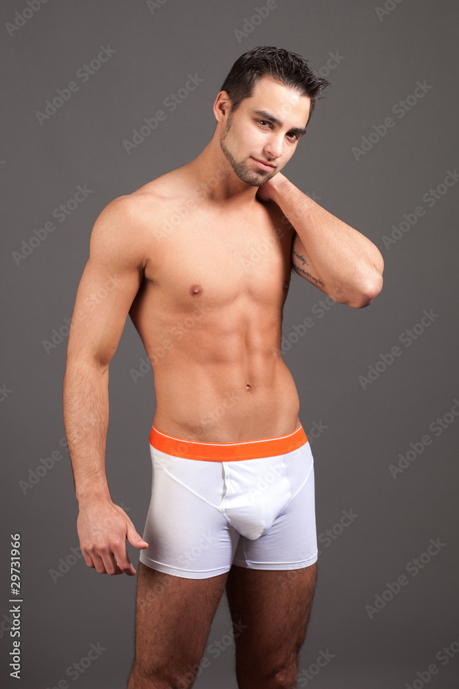 Fototapeta premium Man in Underwear