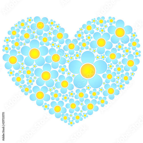 valentine flowers heart