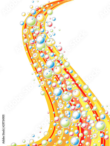 Abstraktes Grafik - Design