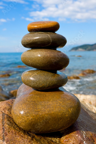 balanced wet stones