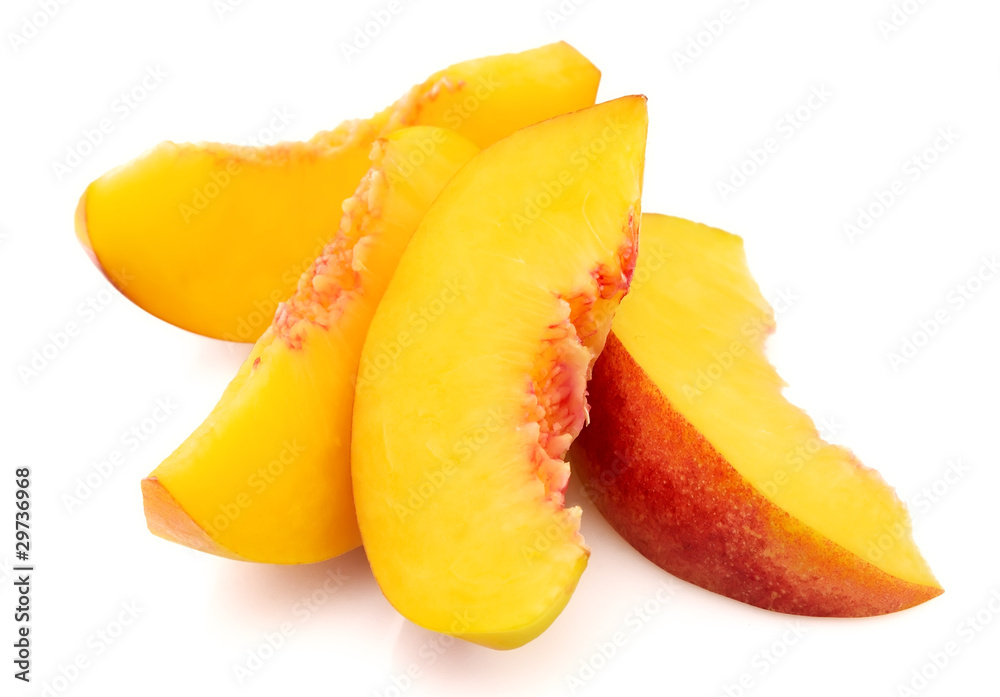 Peach slices Peach slices