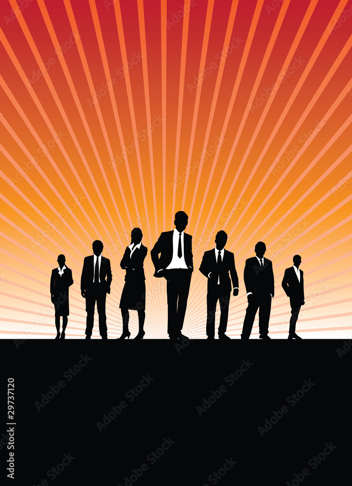 business people background