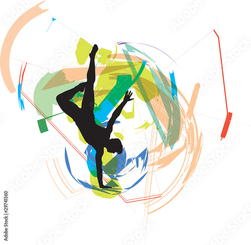 Yoga. Editable vector illustration