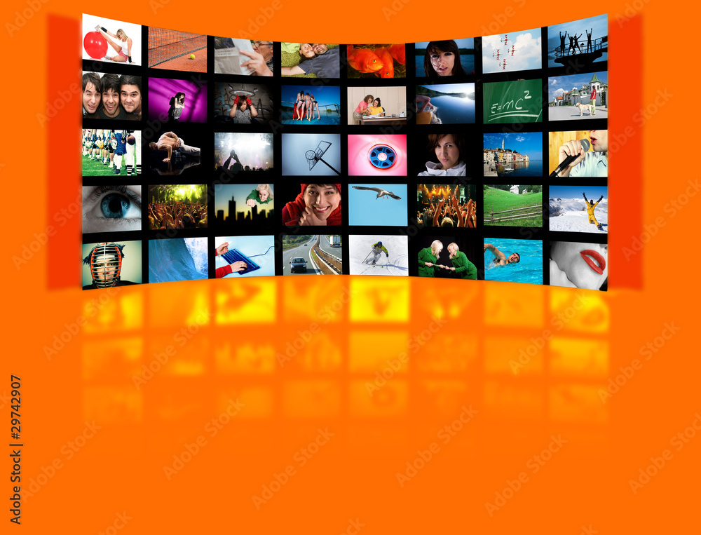 HD TV production technology concept HD TV production technology concept
