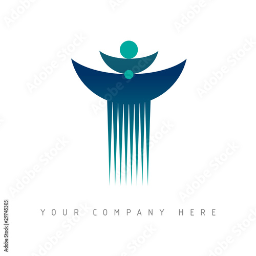 logo picto web totem temple asie commerce design icône