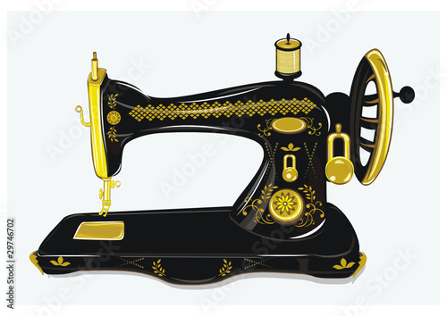 Old sewing machine