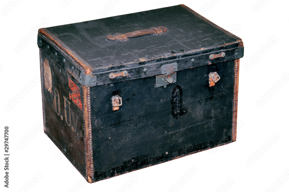 vieille malle de voyage