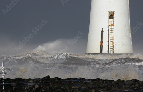 New Brighton Lighthouse on the River Mersey