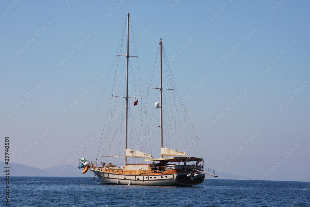 Traditional Turkish Boat or Gulet