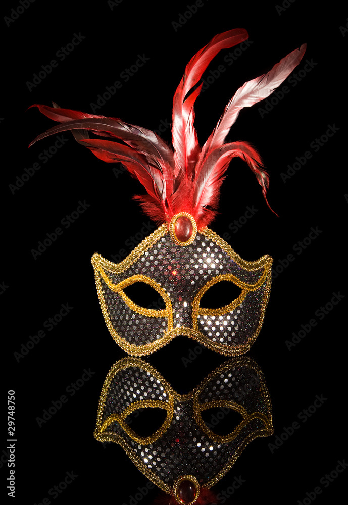 Naklejka premium Venetian mask