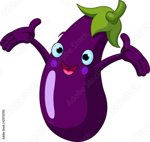 Eggplant  Presenting Something