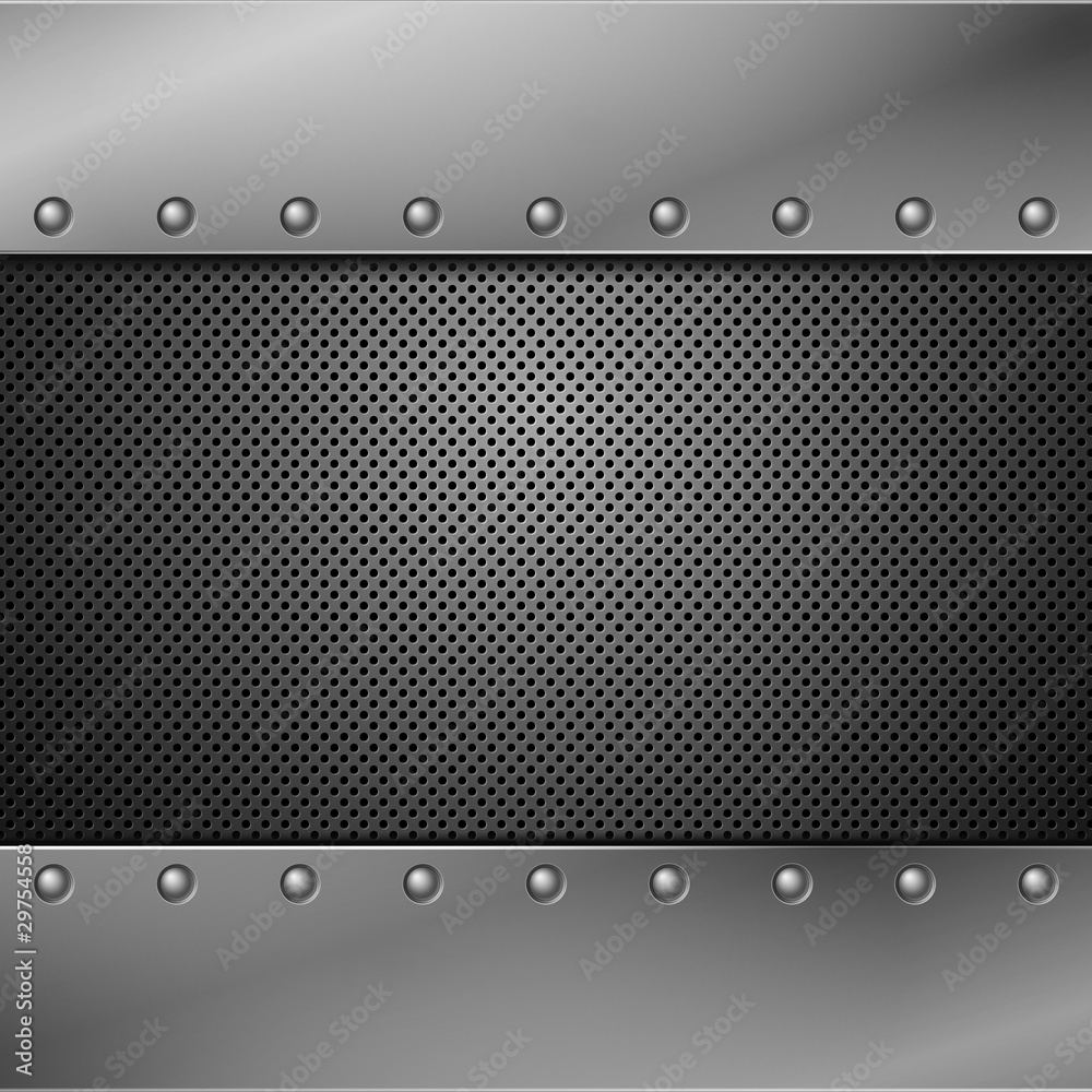 Abstract metal background. Vector illustration.