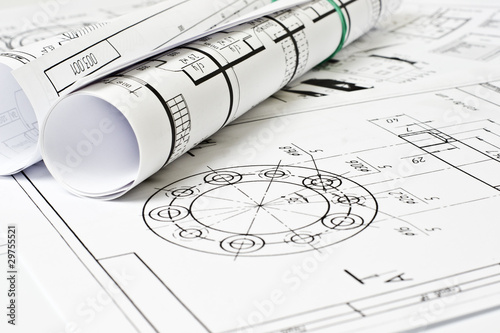 The engineering drawing