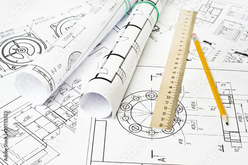 The engineering drawing