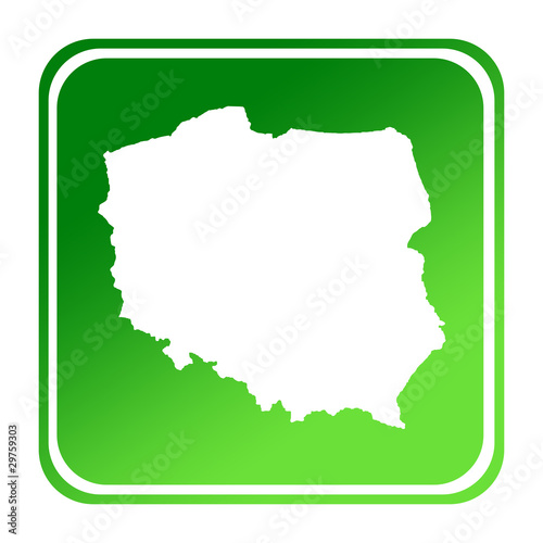 Poland green map button