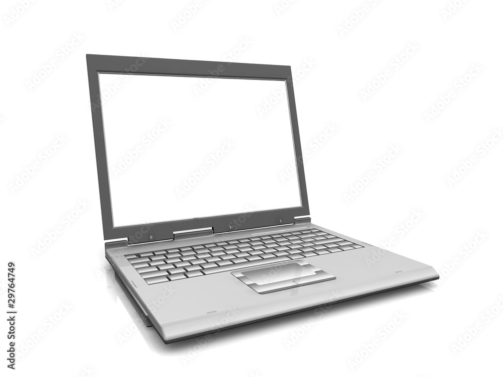 Professional Laptop isolated on white with empty space Professional Laptop isolated on white with empty space