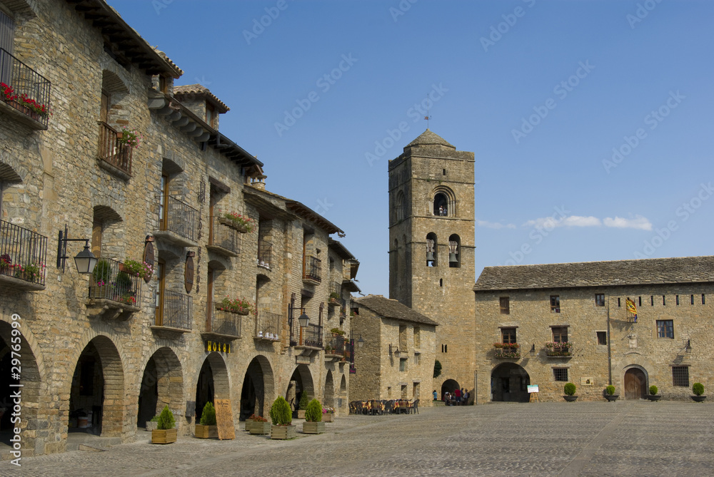 Ainsa,medieval village.(Huesca,Spain)