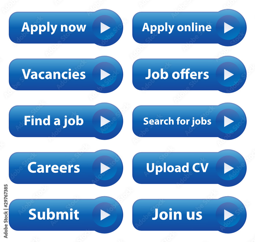 “JOB SEEKING” Web Buttons (application apply careers job offers)