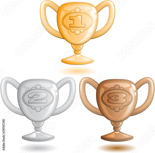 Three cups
