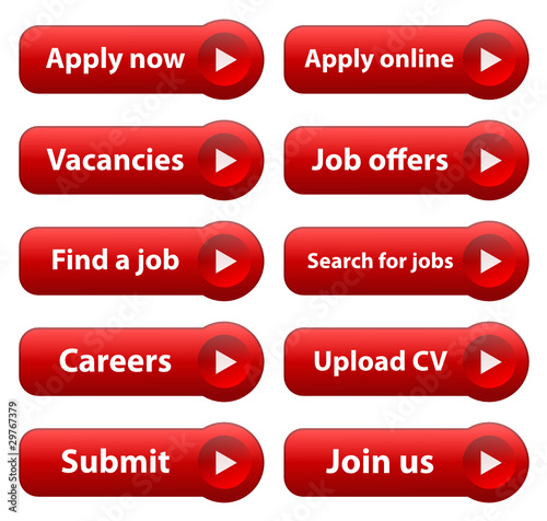 “JOB SEEKING” Web Buttons (apply careers job offers application)