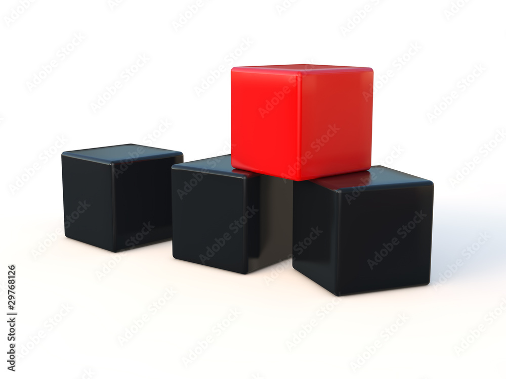 Obraz premium Individuality Cube