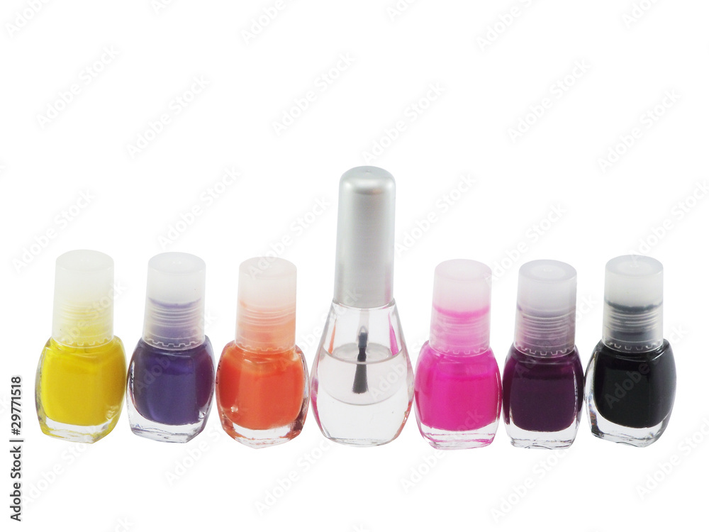 Multi-coloured nail polish1 Multi-coloured nail polish1