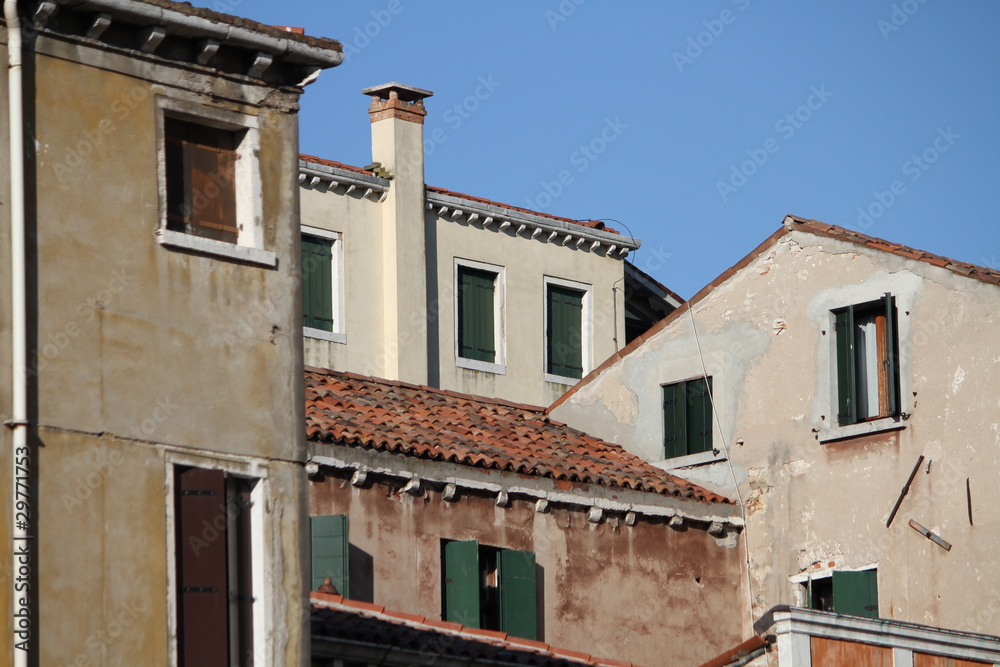 tetti di case in Italia
