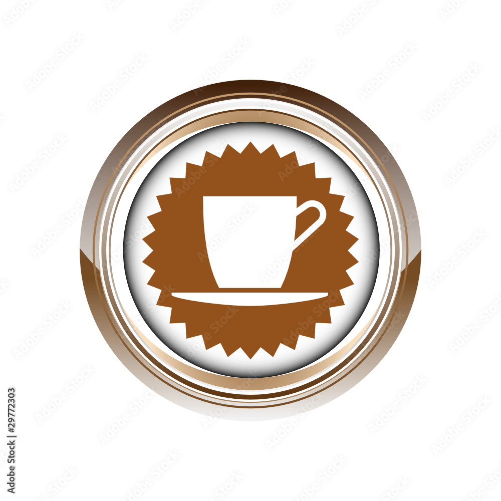 Vecteur Stock tasse café thé bar bistrot logo picto web icône design  symbole | Adobe Stock