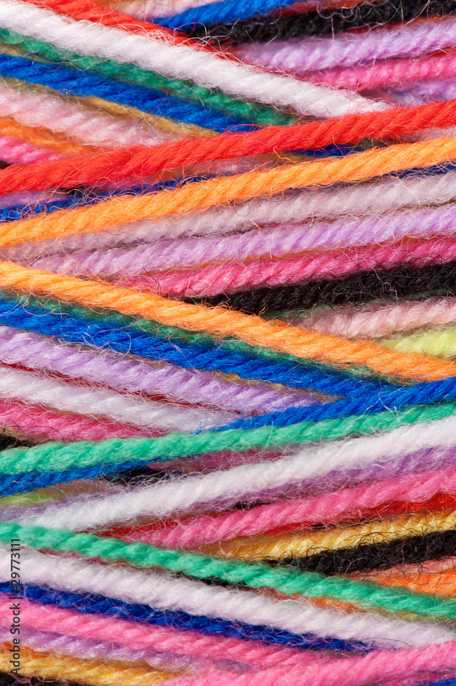 The bound strings for knitting The bound strings for knitting
