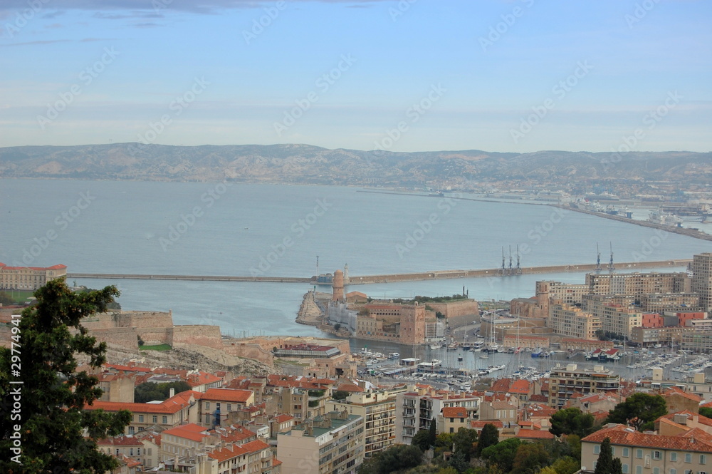 Fototapeta premium Marseille Hafen