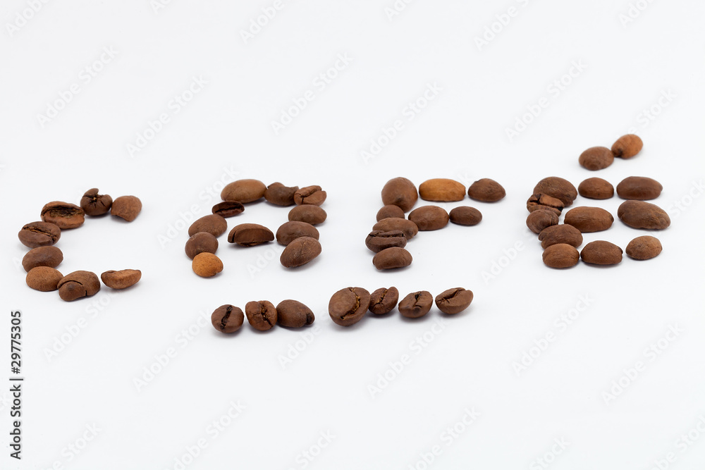 Naklejka premium café